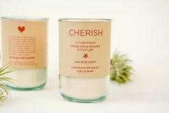 Cherish - Oak Moss Scent Candle, Gives To Mardi Gras Indians & Culture -Gift Promotion Store mk005047alt viewc