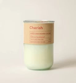 Cherish - Oak Moss Scent Candle, Gives To Mardi Gras Indians & Culture -Gift Promotion Store mk005047x 1