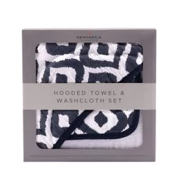 Hooded Towel & Washcloth Set -Gift Promotion Store mk005325alt viewc