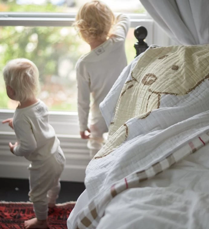 Cotton Muslin Blanket - Large Animal 7 Cotton Muslin Blanket - Large Animal - Image 5