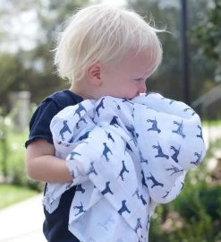 Bamboo Muslin Swaddle - Machines -Gift Promotion Store mk005344alt view3c