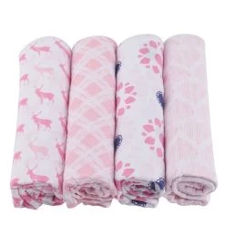 Cotton Swaddle Four Pack -Gift Promotion Store mk005682alt viewc