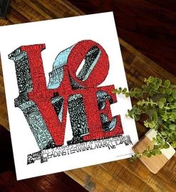 Things Philadelphians Love Word Art -Gift Promotion Store mk006680x 2