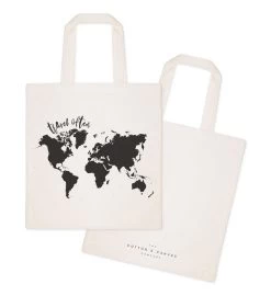 Travel Lover's Reusable Shoulder Tote 10 Travel Lover's Reusable Shoulder Tote -Gift Promotion Store mk006741alt viewc