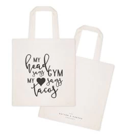 Gym Lover Reusable Shoulder Tote -Gift Promotion Store mk006788alt viewc