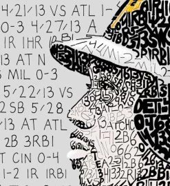 Andrew McCutchen 2013 MVP Word Art -Gift Promotion Store mk007041alt view3c