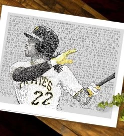 Andrew McCutchen 2013 MVP Word Art -Gift Promotion Store mk007041alt viewc