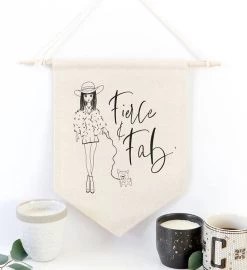 Girl Power Canvas Wall Hang -Gift Promotion Store mk007053alt viewc