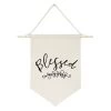 Grateful, Thankful, Blessed Canvas Wall Hang
