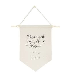 Bible Verse Canvas Wall Hang
