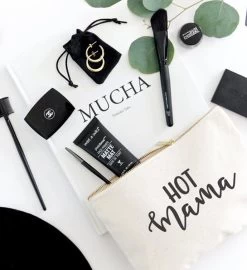 Hot Mama Cosmetic Bag And Travel Make Up Pouch 12 Hot Mama Cosmetic Bag And Travel Make Up Pouch -Gift Promotion Store mk007153alt view3c