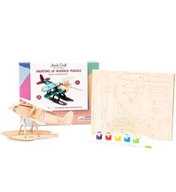 DIY 3D Wood Puzzle Paint Kit -Gift Promotion Store mk007355alt viewc
