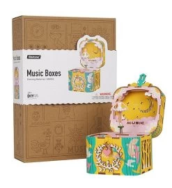 Dancing Ballerina DIY 3D Music Box Kit -Gift Promotion Store mk007359alt view2c