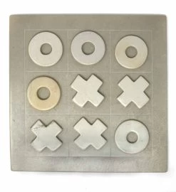Handcarved Soapstone Tic-Tac-Toe Game Set -Gift Promotion Store mk007372alt viewc