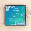 Infinity Ring Necklace With Happy Birthday Card And Gift Box -Gift Promotion Store mk007883x
