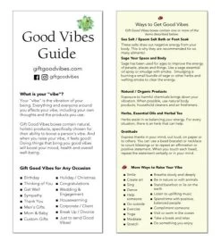 Good Vibes Housewarming Sage Gift Box -Gift Promotion Store mk008030alt view2c