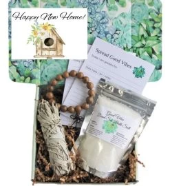 Good Vibes Housewarming Sage Gift Box -Gift Promotion Store mk008030x 2