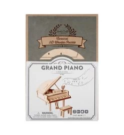 Piano DIY 3D Wood Laser Cut Puzzle -Gift Promotion Store mk008079alt viewc