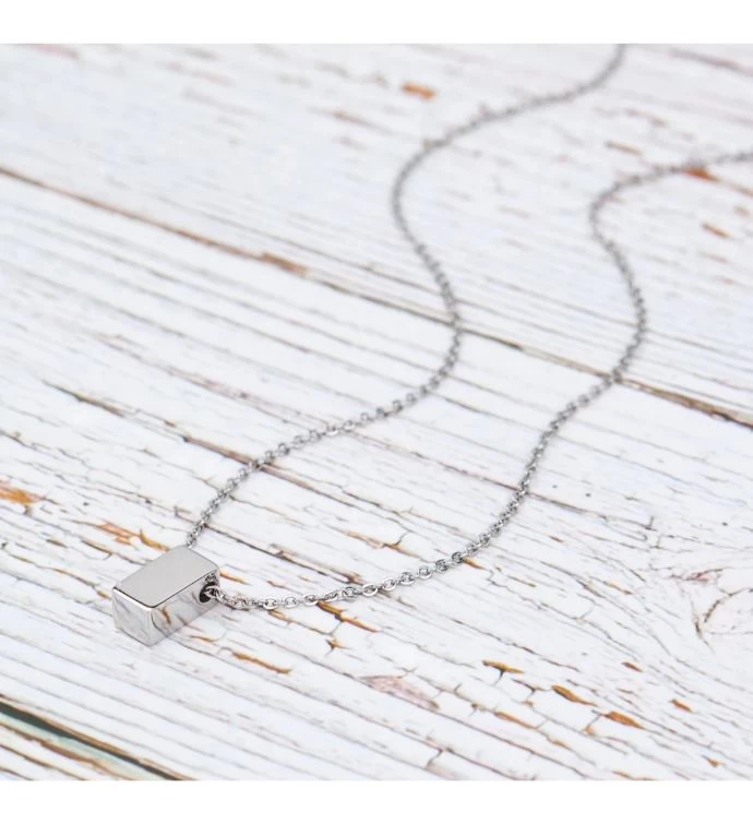 Happy Sweet Sixteen Dainty Cube Birthday Pendant Necklace 6 Happy Sweet Sixteen Dainty Cube Birthday Pendant Necklace - Image 4