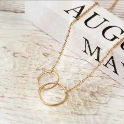 Unbiological Sister Infinity Rings And Card Gift Box -Gift Promotion Store mk008257alt view2c