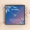 Happy 18th Birthday Heart Pendant Necklace Gift Box -Gift Promotion Store mk008275x