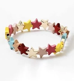 Colored Star Stretch Bracelet -Gift Promotion Store mk008450x 2