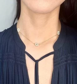 14k Gold Filled Daphne Choker -Gift Promotion Store mk008584alt viewc