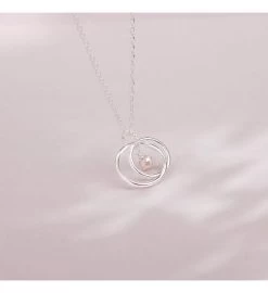 To An Amazing New Mom Card And Sterling Silver Necklace -Gift Promotion Store mk008817alt view2c