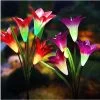 4 Pack Outdoor Solar Lights Color Changing Solar Lily Garden Lights -Gift Promotion Store mk009188x