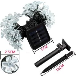 30 Led 23 Feet Solar Led Sakura Flower Lights -Gift Promotion Store mk009193alt view2c
