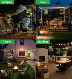 60 Led Hanging Solar Pineapple String Lights -Gift Promotion Store mk009196alt view3c
