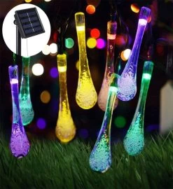 Multi Color Solar String Lights -Gift Promotion Store mk009198alt view2c