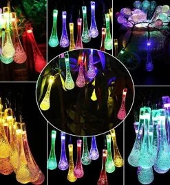 Multi Color Solar String Lights -Gift Promotion Store mk009198alt view3c
