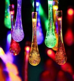 Multi Color Solar String Lights -Gift Promotion Store mk009198alt viewc