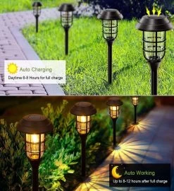 8 Pk Solar Led Garden Pathway Lawn Ground Yard Light -Gift Promotion Store mk009199alt view2c