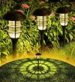 8 Pk Solar Led Garden Pathway Lawn Ground Yard Light -Gift Promotion Store mk009199alt viewc