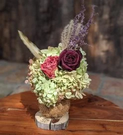 Eco Friendly Luxury Gift Set With Preserved Natural Flowers And Handcrafted -Gift Promotion Store mk009265x 2