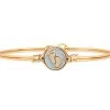 Little Footsteps Bangle Bracelet In Blue -Gift Promotion Store mk009489x