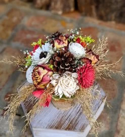 Preserved Flower Bouquet With Fragrance Luxury Gift Set -Gift Promotion Store mk009634alt view2c