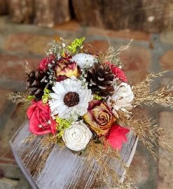 Preserved Flower Bouquet With Fragrance Luxury Gift Set -Gift Promotion Store mk009634alt viewc