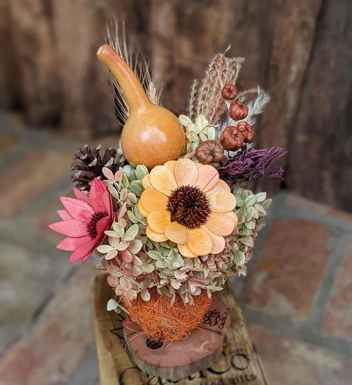 Happy Fall Centerpiece With Fragrance 3 Happy Fall Centerpiece With Fragrance