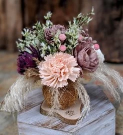 Eco-friendly Luxury Gift Set : Preserved Flower Bouquet With Fragrance -Gift Promotion Store mk009869alt view3c