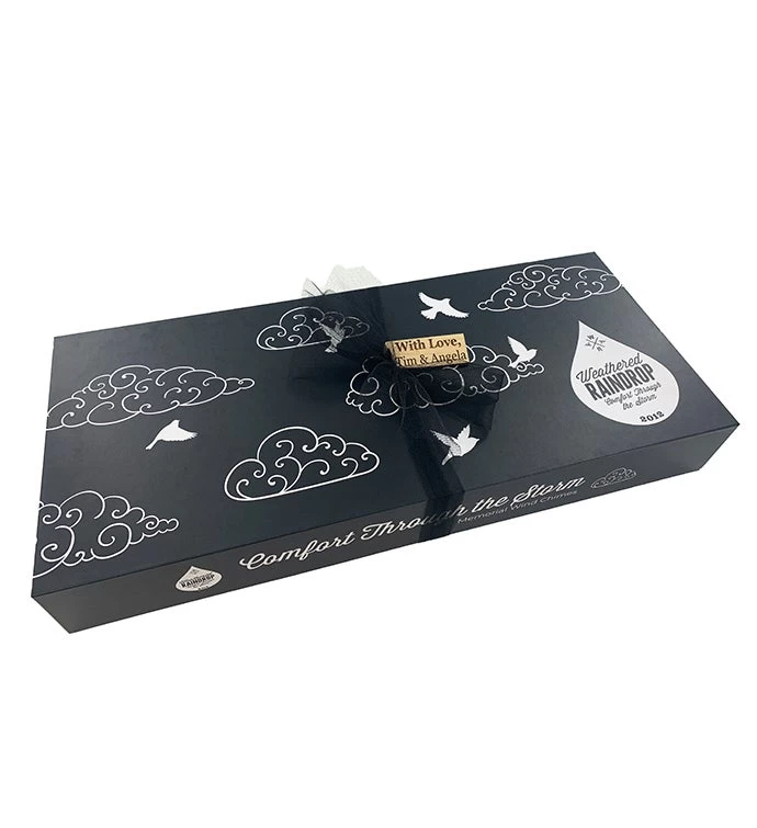 Cardinal Memorial Wind Chime Silver Teardrop 7 Cardinal Memorial Wind Chime Silver Teardrop - Image 5