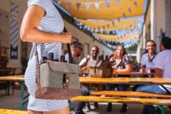 Beer Caddy Cooler Tote With Opener -Gift Promotion Store mk010065alt view3c