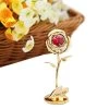 Rose Tabletop Ornament With Red Crystals 2 Rose Tabletop Ornament With Red Crystals -Gift Promotion Store mk010146x
