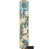 Matashi Hand Painted 6" Enamel Grape Mezuzah W/ Gold Accents & Crystals