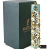 Matashi Hand Painted 6" Enamel Mezuzah W/ Ivy & Flowers Design W/ Crystals 1 Matashi Hand Painted 6" Enamel Mezuzah W/ Ivy & Flowers Design W/ Crystals -Gift Promotion Store mk010186x