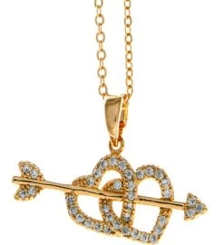 Necklace With Cupid's Heart