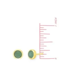 Opportunity Aventurine Studs -Gift Promotion Store mk010259alt view2c