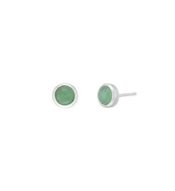 Opportunity Aventurine Studs -Gift Promotion Store mk010259x